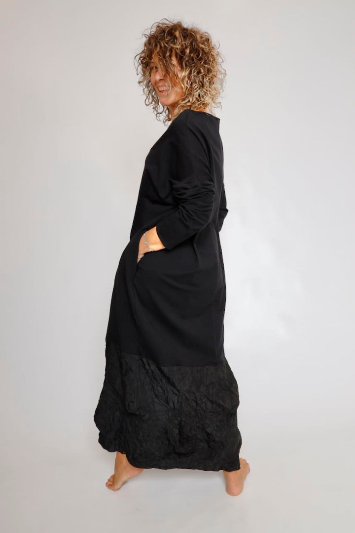 VESTIDO OVERSIZE NEGRO J.CAMILLA