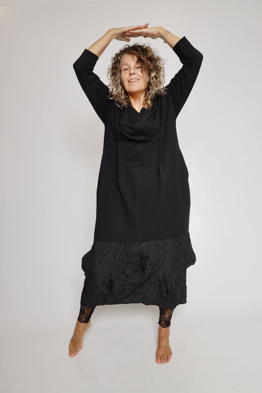 VESTIDO OVERSIZE NEGRO J.CAMILLA