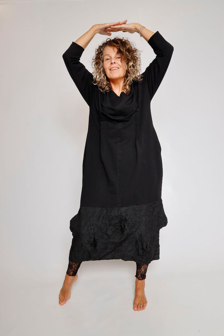 VESTIDO OVERSIZE NEGRO J.CAMILLA