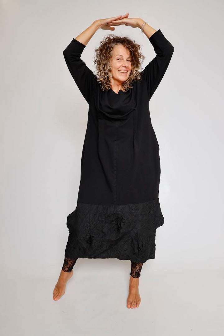 VESTIDO OVERSIZE NEGRO J.CAMILLA