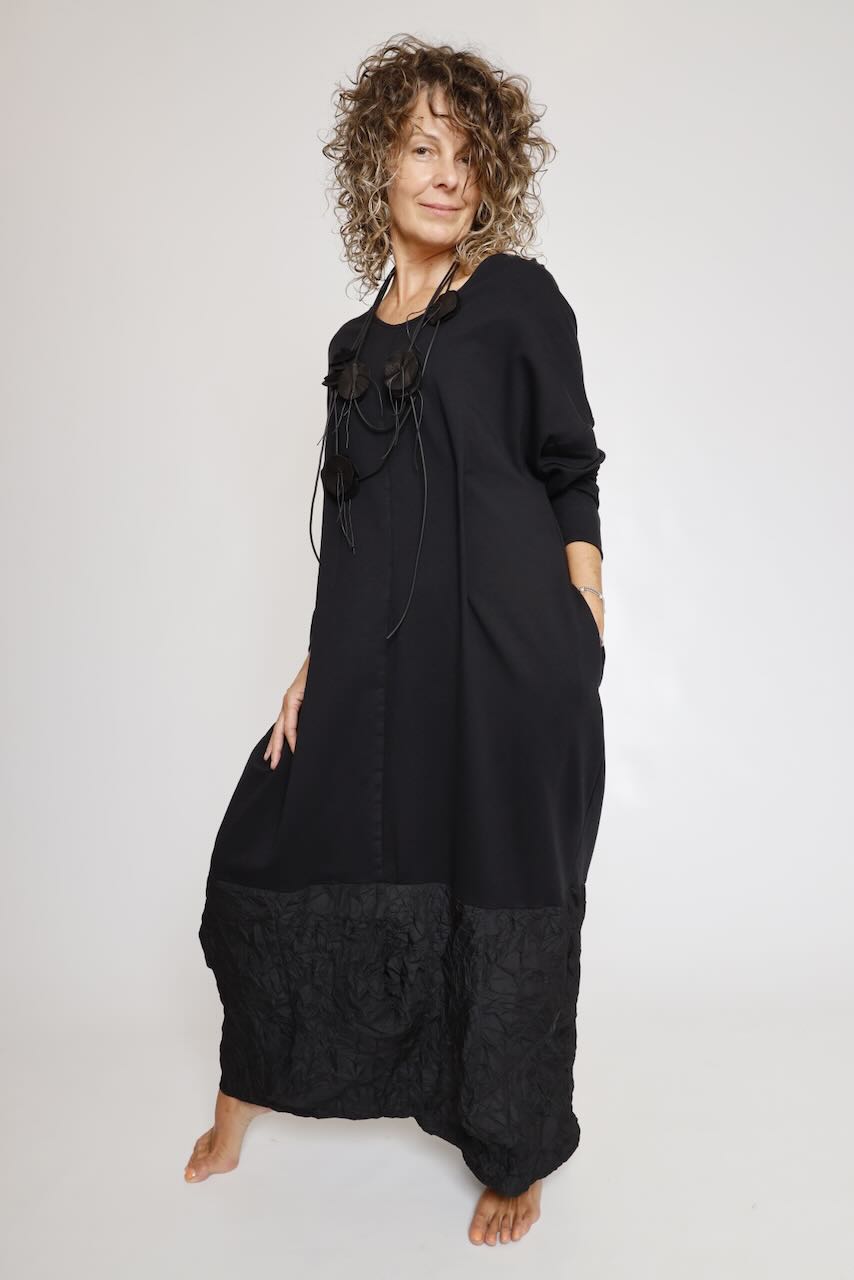 VESTIDO OVERSIZE NEGRO J.CAMILLA