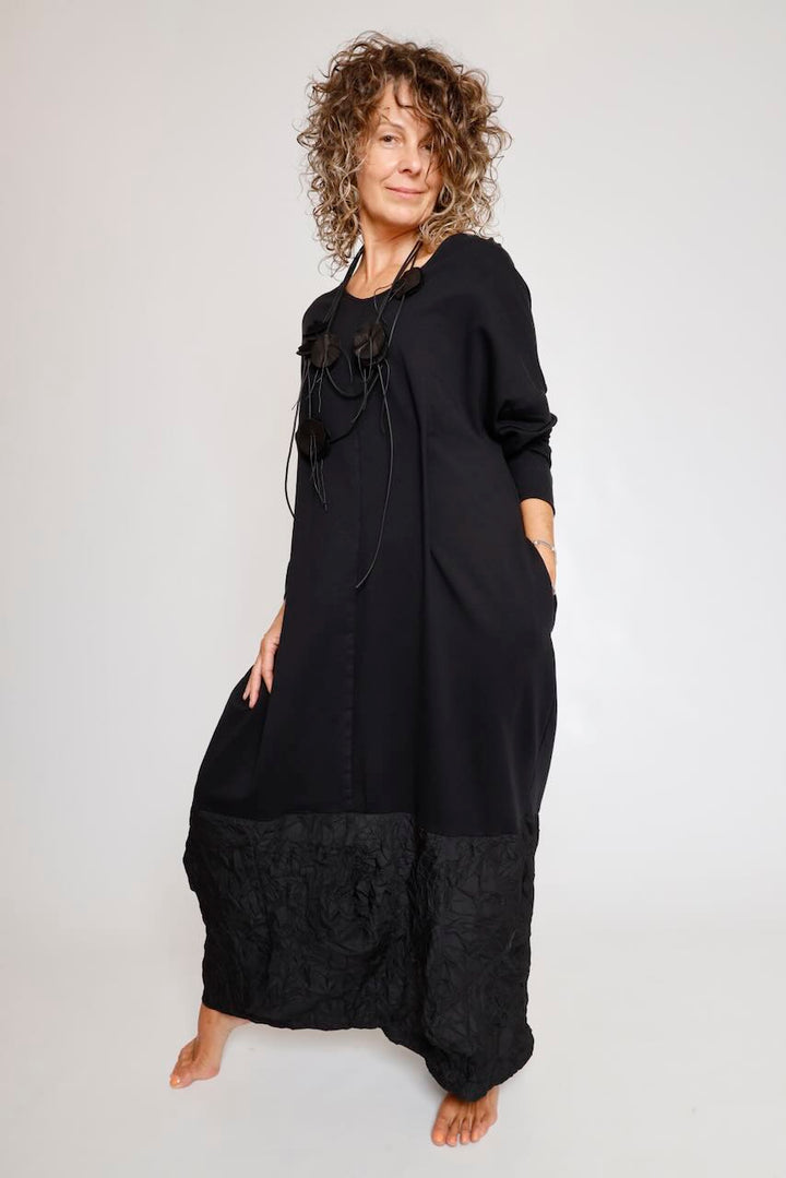 VESTIDO OVERSIZE NEGRO J.CAMILLA