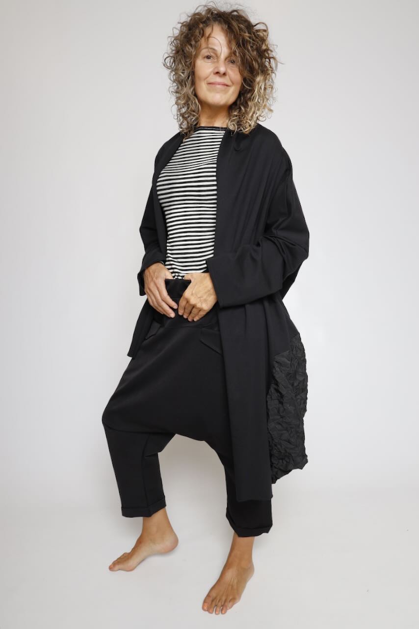 PANTALON NEGRO TIRO CAIDO ORIME