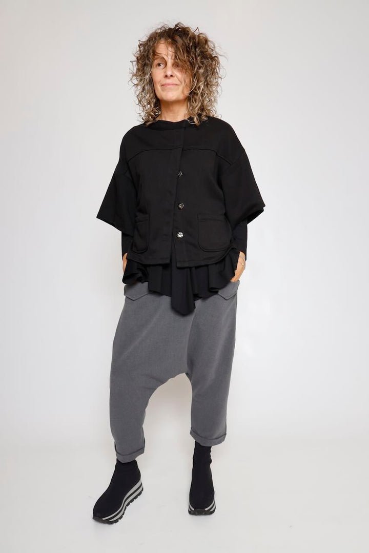 PANTALON GRIS TIRO CAIDO ORIME