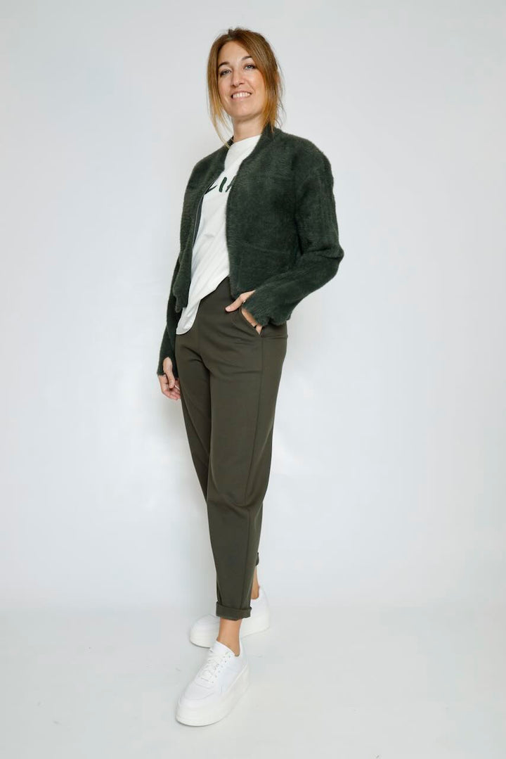 CHAQUETA CORTA SUAVE VERDE BENTO.5002612
