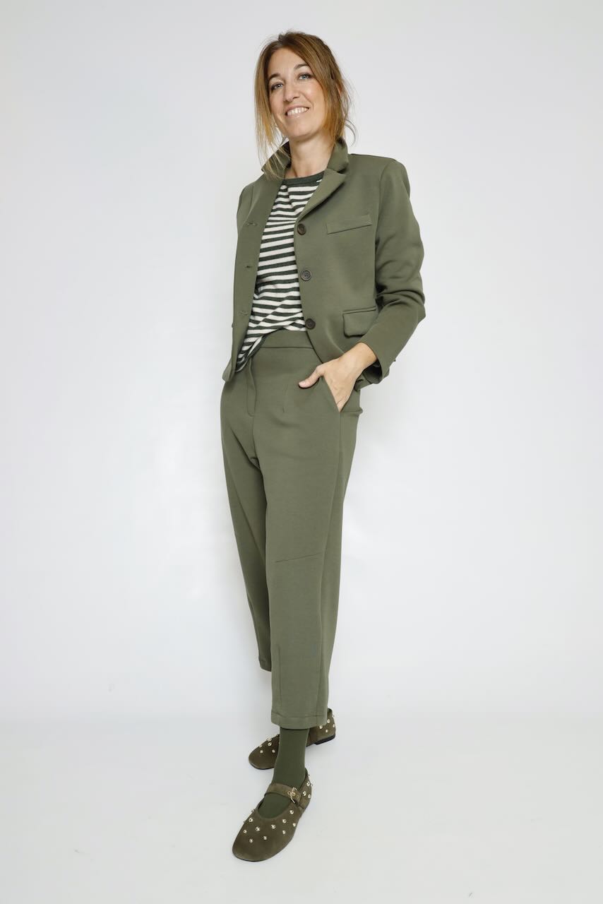JERSEY RAYAS MILITAR/BEIGE A26IT523