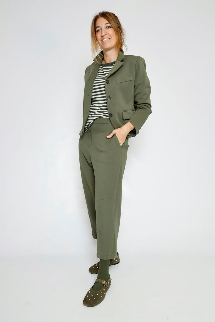 JERSEY RAYAS MILITAR/BEIGE A26IT523