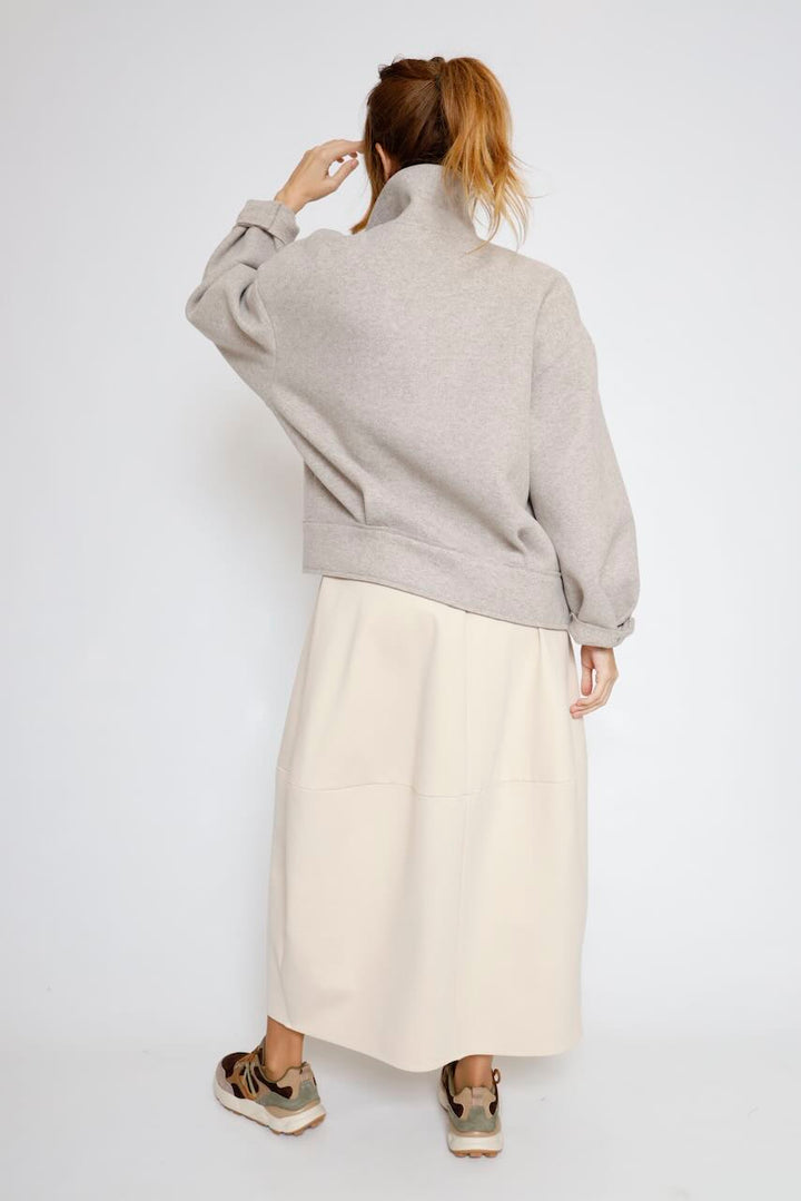 BOMBER PAÑO BEIGE A26ES625