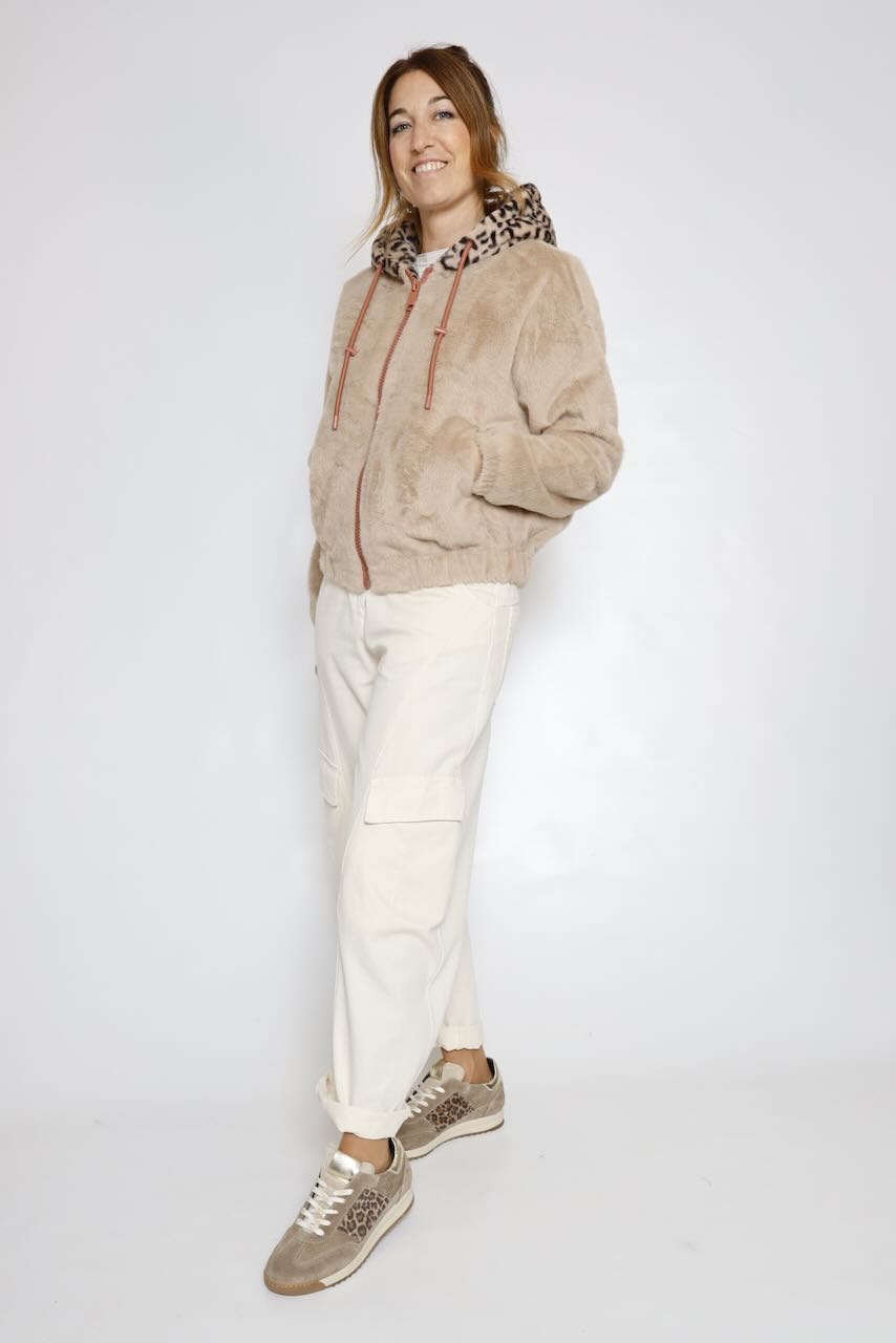 CHAQUETA SUAVE BEIGE ORI.7002612