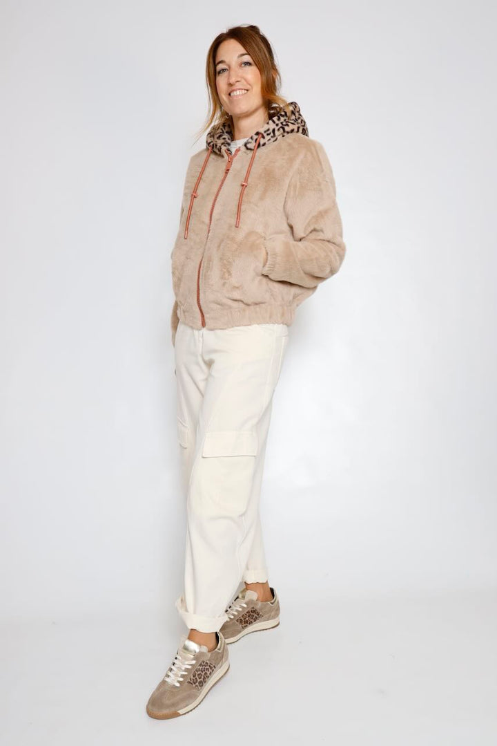 CHAQUETA SUAVE BEIGE ORI.7002612