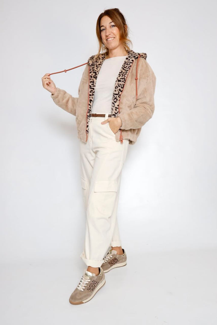 CHAQUETA SUAVE BEIGE ORI.7002612