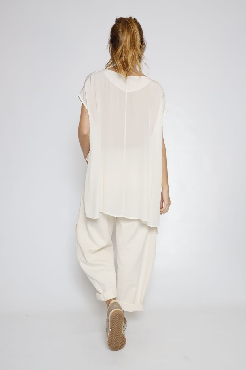 BLUSA/LARGONA P26AN003-LATTE