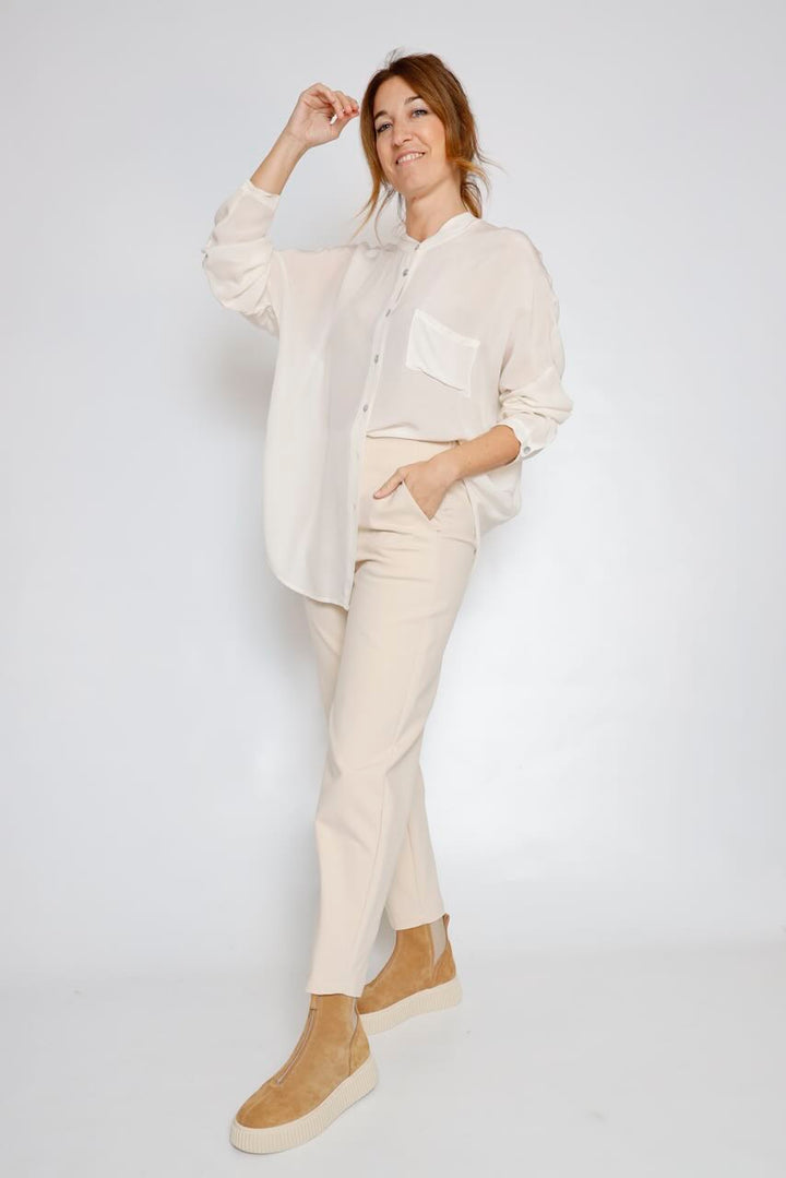 CAMISA OVER P26AN105-LATTE