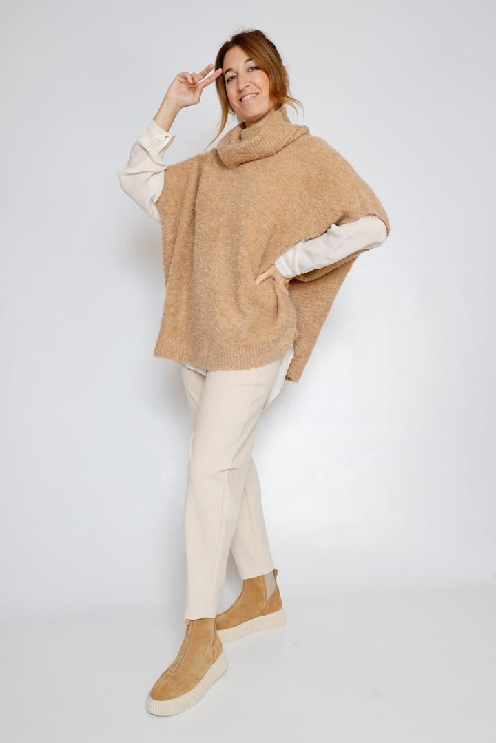 CAMISA OVER P26AN105-LATTE