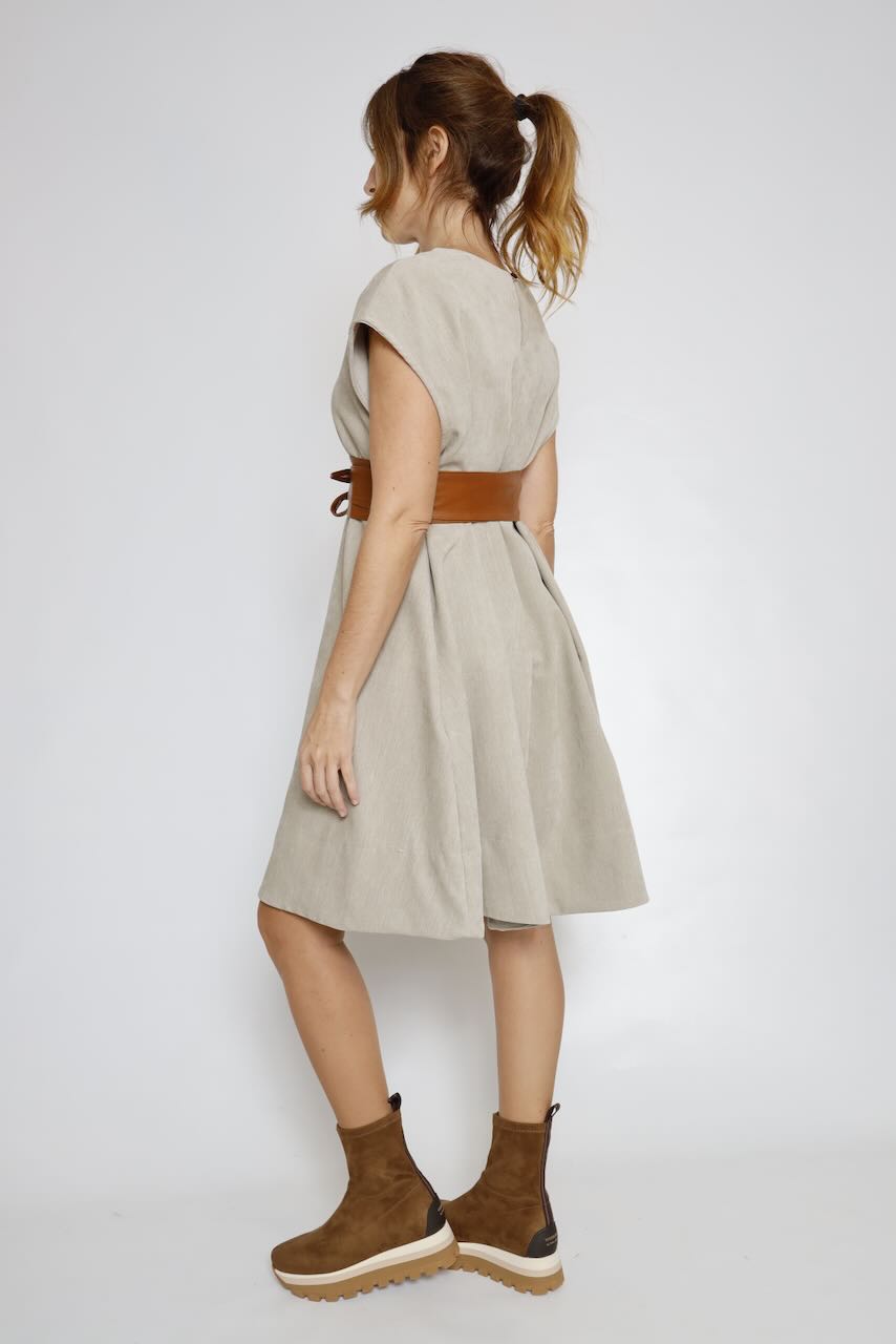 CINTURON ANCHO CAMEL BELT