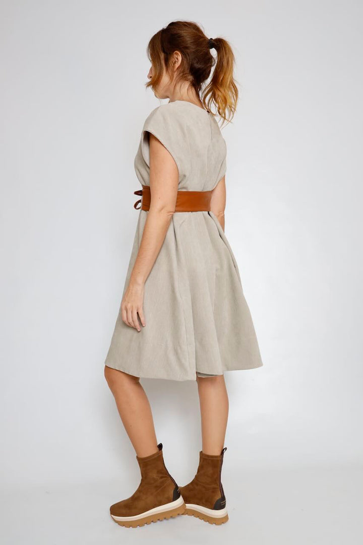 CINTURON ANCHO CAMEL BELT