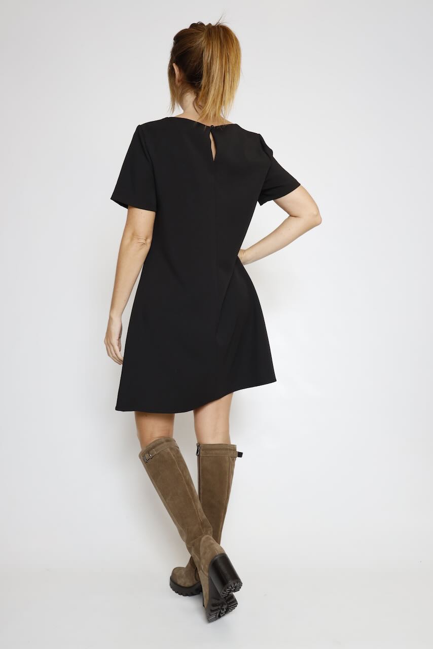 VESTIDO CORTO NEGRO 62P83243