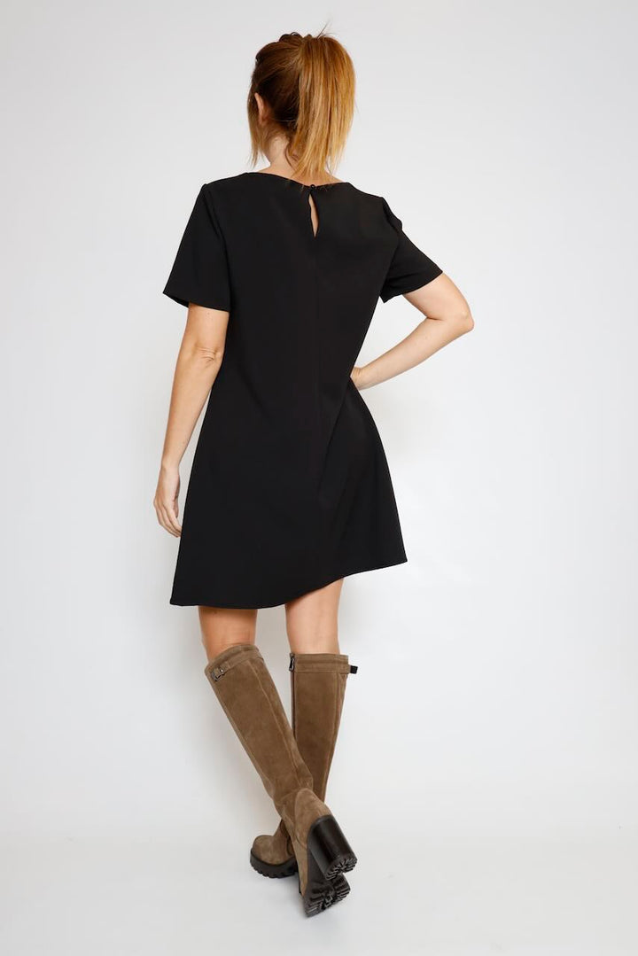 VESTIDO CORTO NEGRO 62P83243