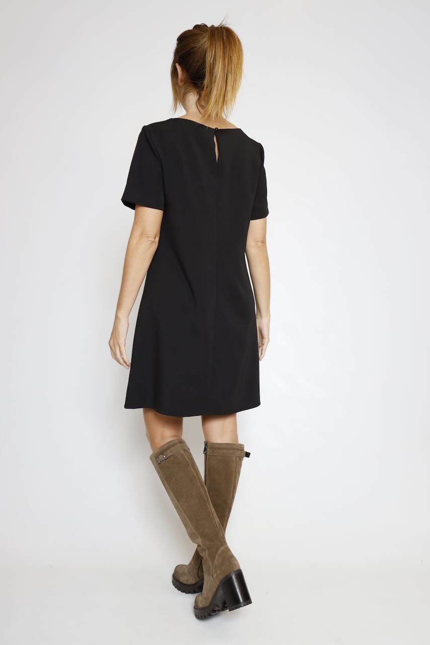 VESTIDO CORTO NEGRO 62P83243