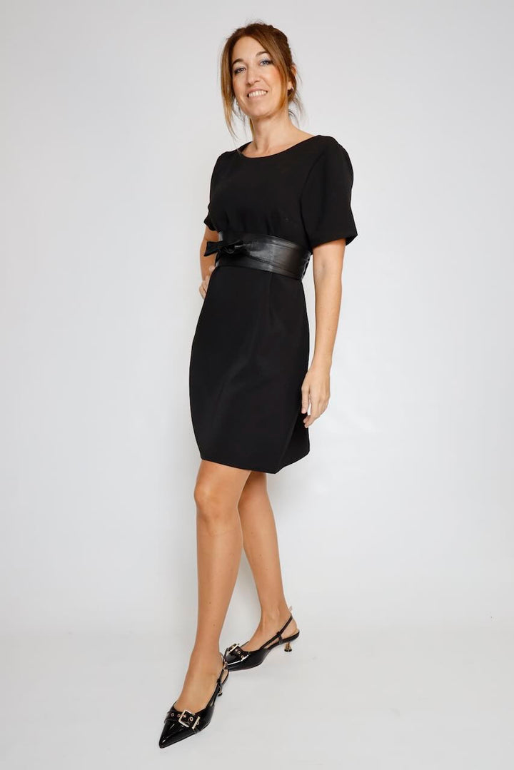 VESTIDO CORTO NEGRO 62P83243