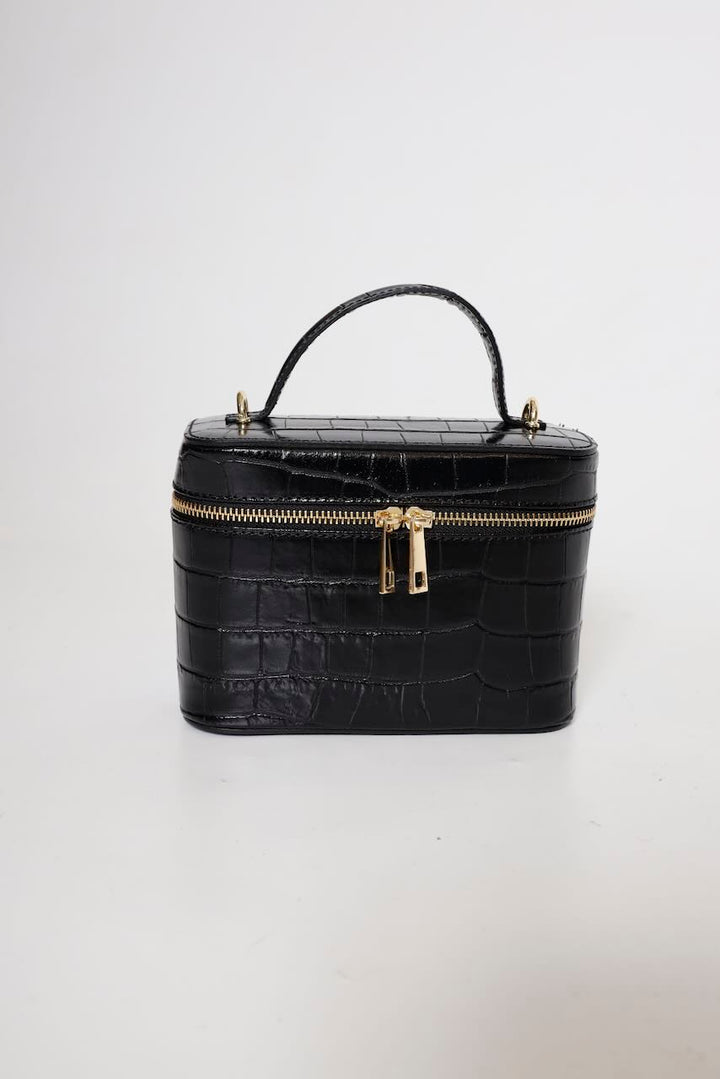 BOLSO BANDOLERA PIEL NEGRO 5758