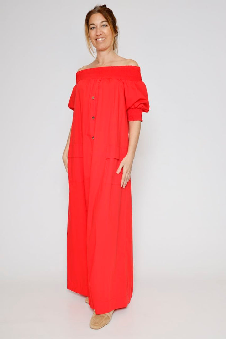 VESTIDO QP9SB13-ROJO