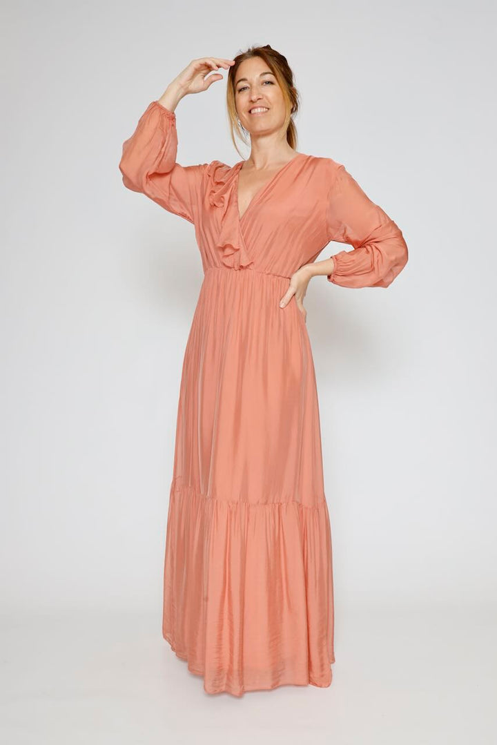 VESTIDO BY10223-SALMON
