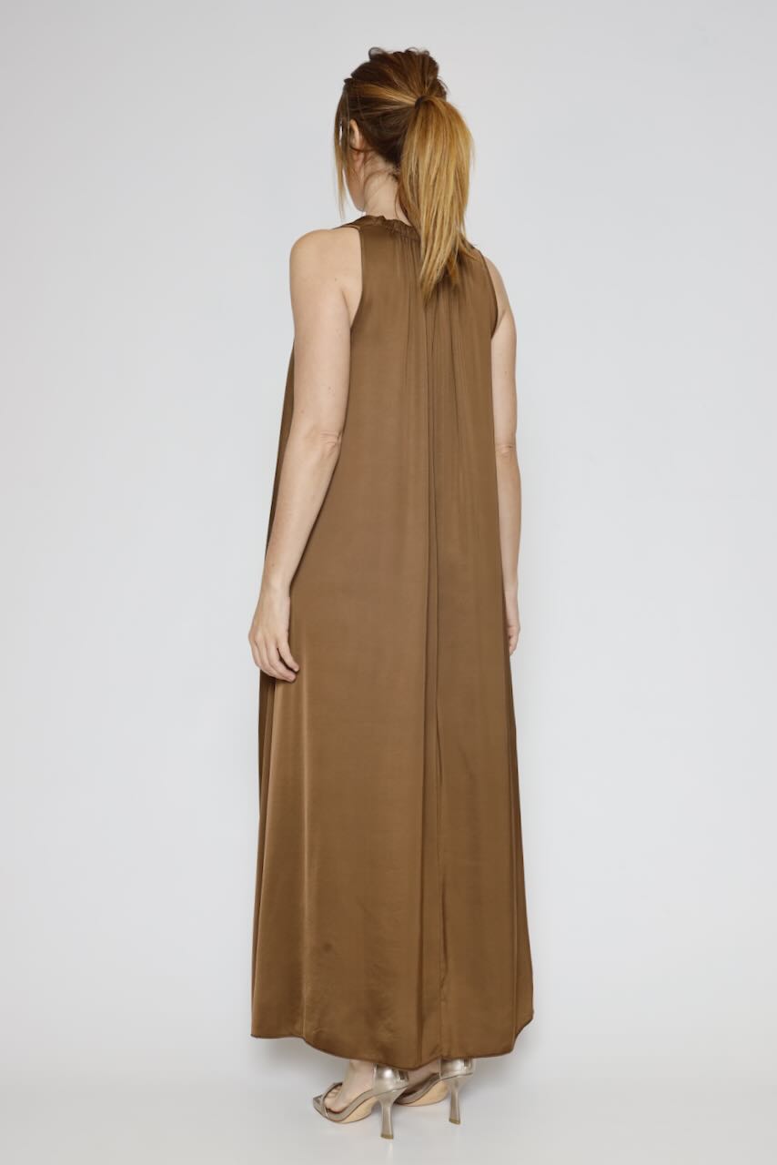 VESTIDO BY10271-MARRON