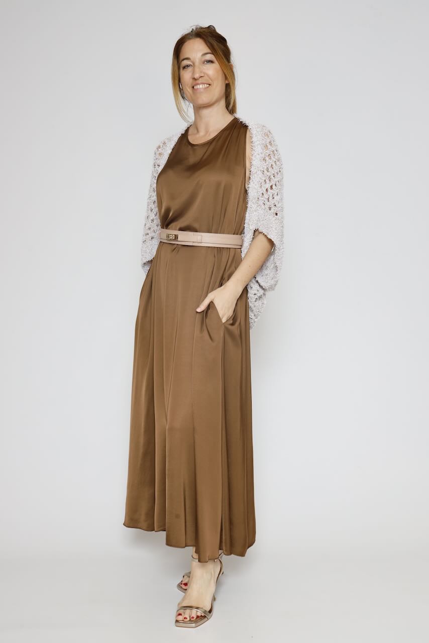 VESTIDO BY10271-MARRON