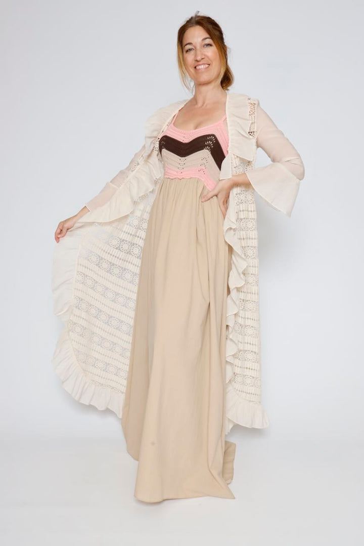 VESTIDO BY10027-BEIGE