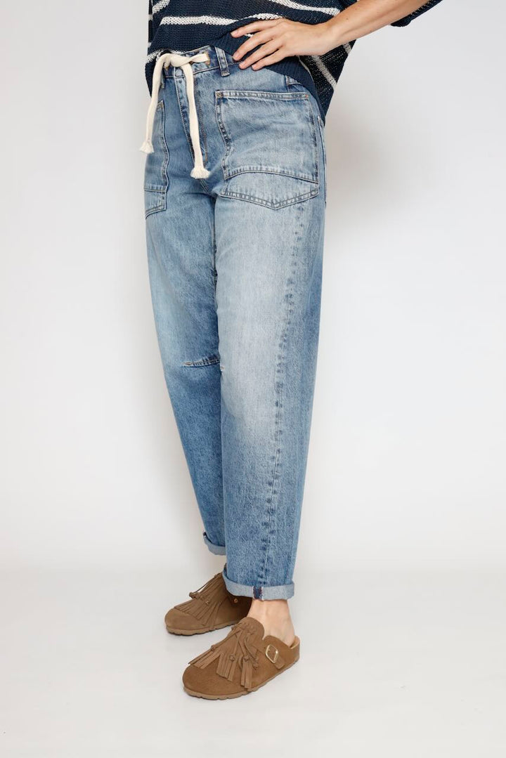 VAQUEROS GLOBO JFMADIE-BLU DENIM
