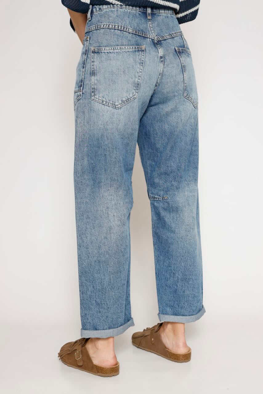VAQUEROS GLOBO JFMADIE-BLU DENIM