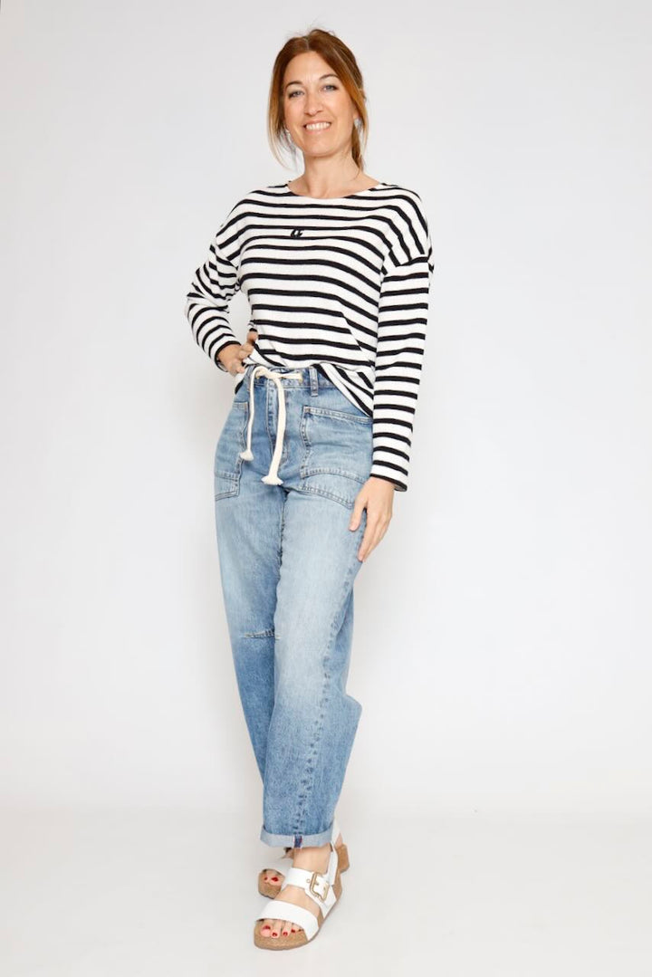 JERSEY FRUDETTE-BLANCO/NEGRO