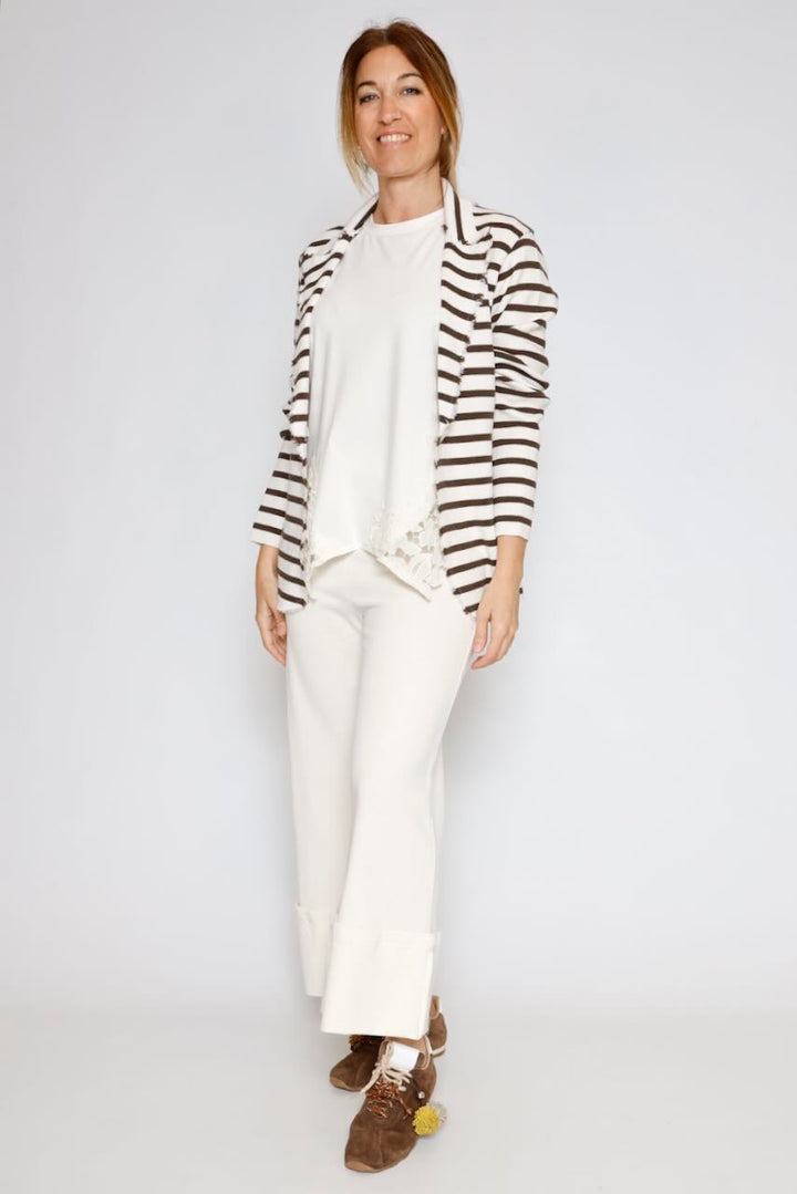 CHAQUETA P26MS601-LATTE/MARRON