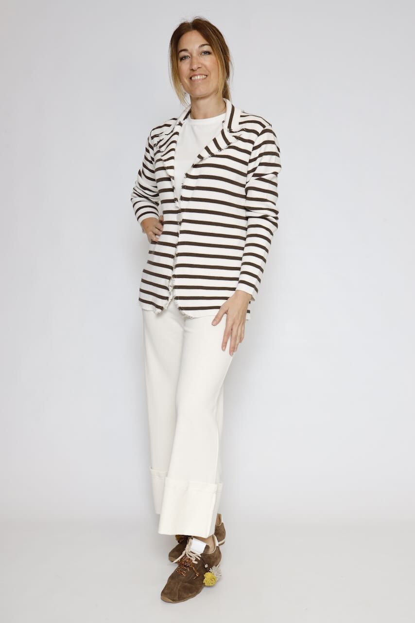 CHAQUETA P26MS601-LATTE/MARRON