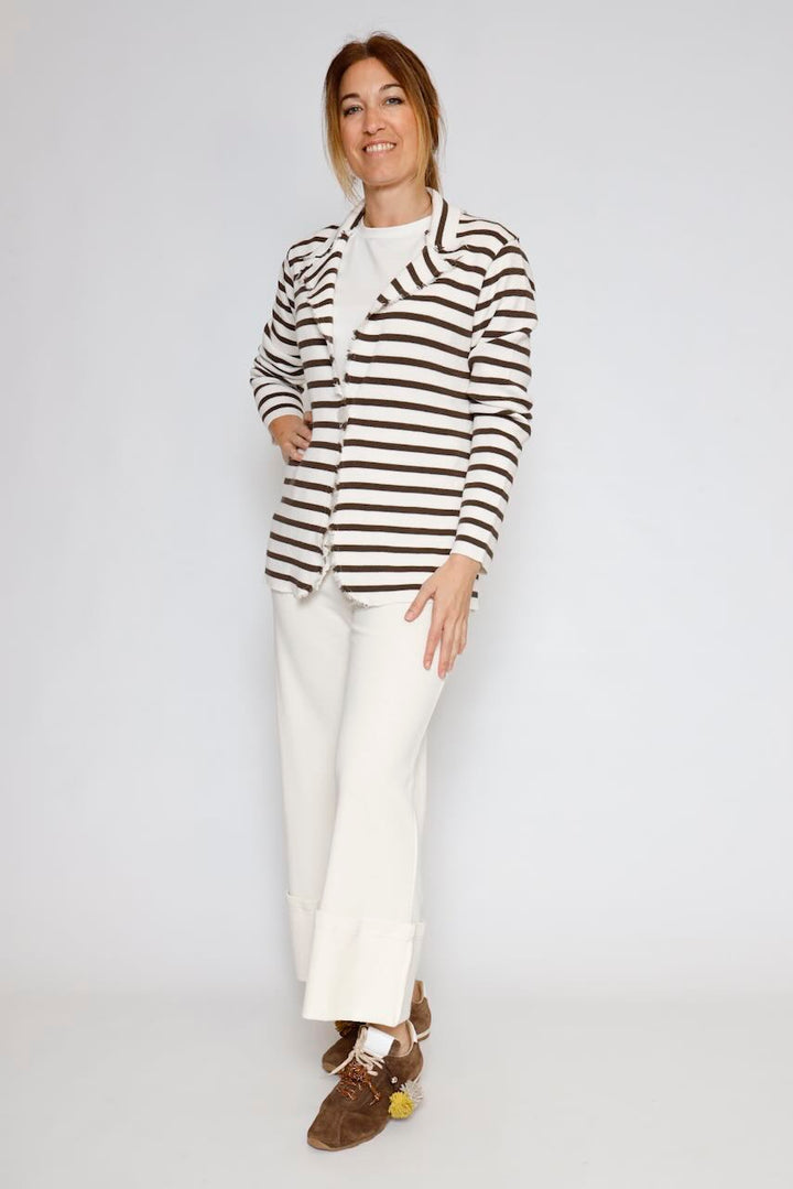 CHAQUETA P26MS601-LATTE/MARRON
