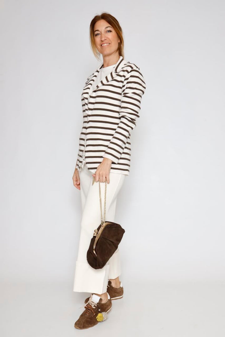 CHAQUETA P26MS601-LATTE/MARRON