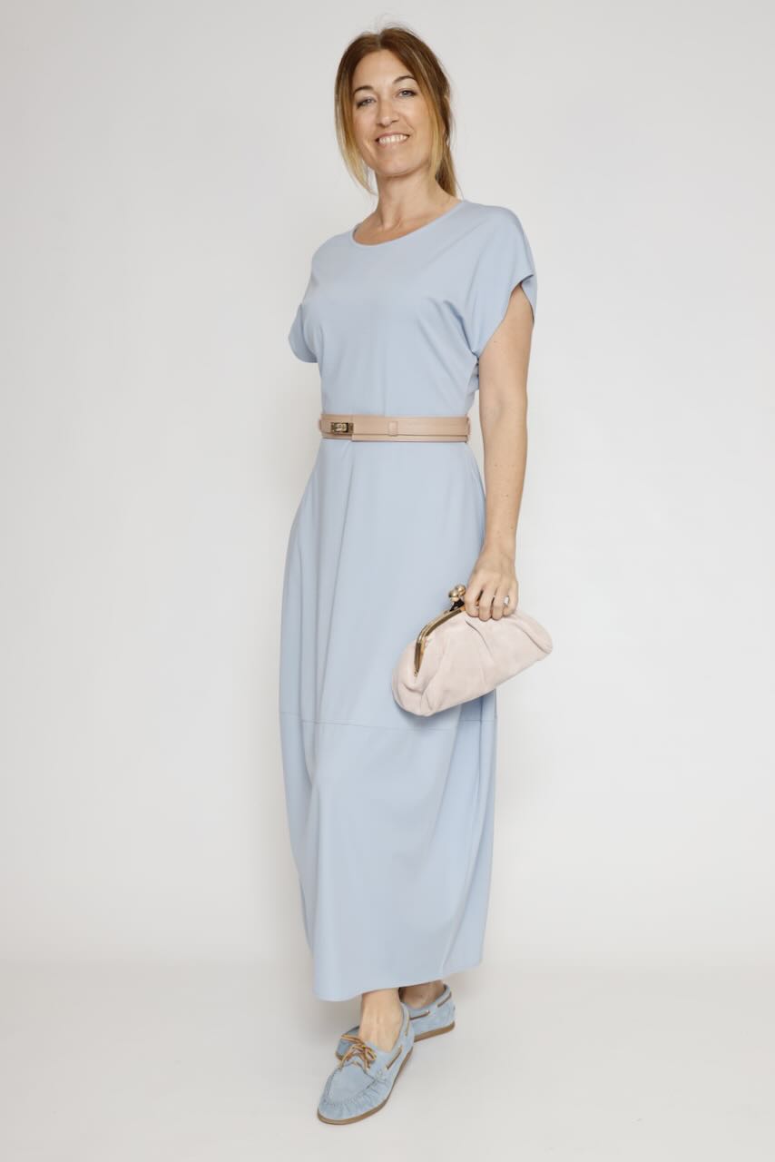 VESTIDO P26FL701-CELESTE