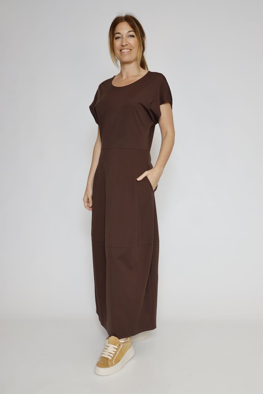 VESTIDO P26FL701-MARRON