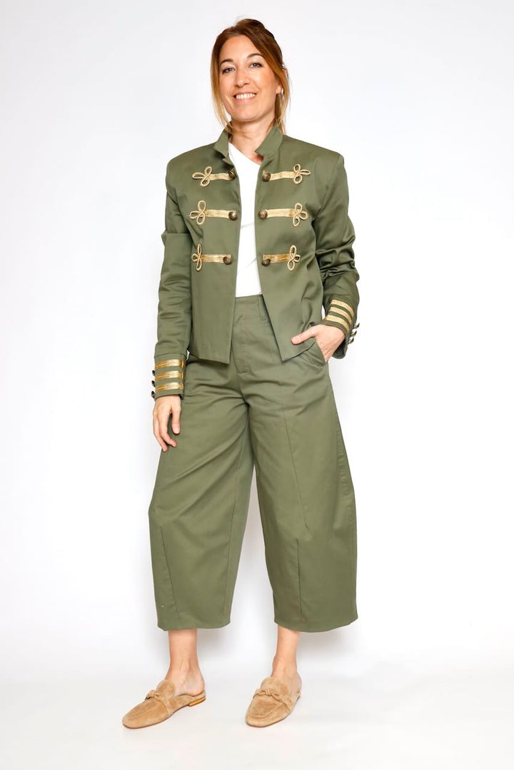 CHAQUETA J0NDTV7000-VERDE