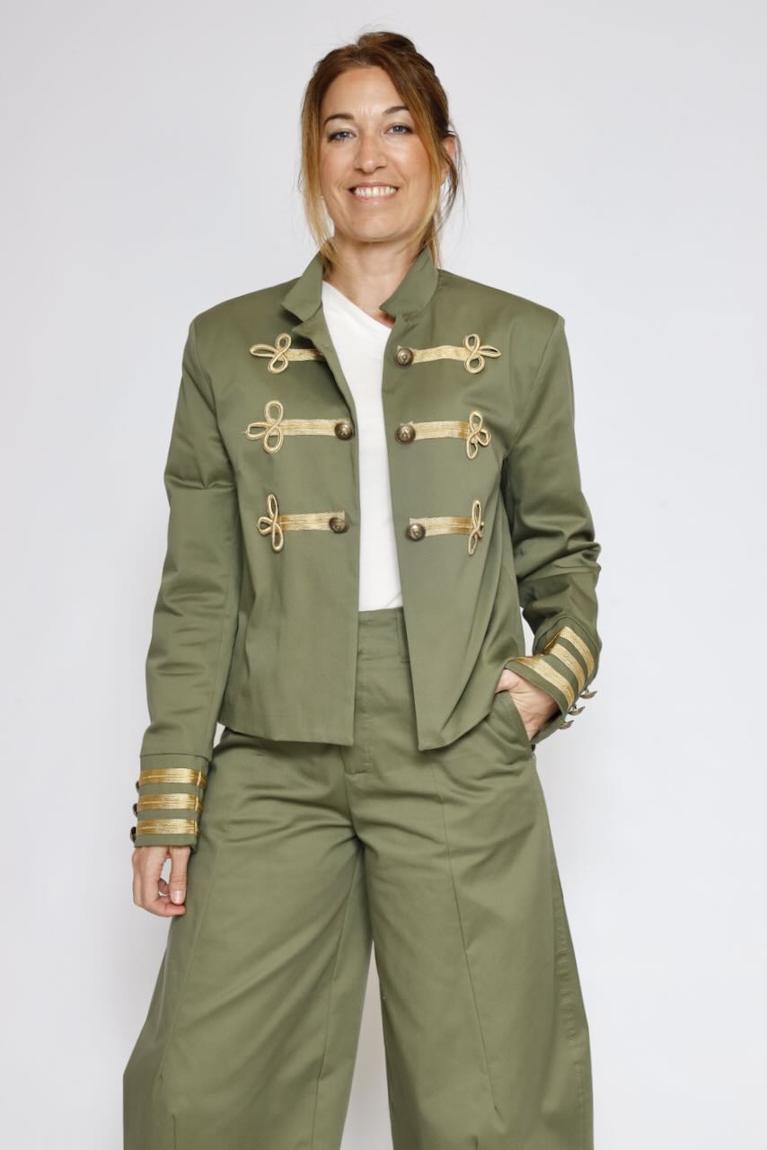 CHAQUETA J0NDTV7000-VERDE