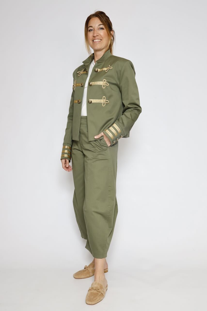 CHAQUETA J0NDTV7000-VERDE