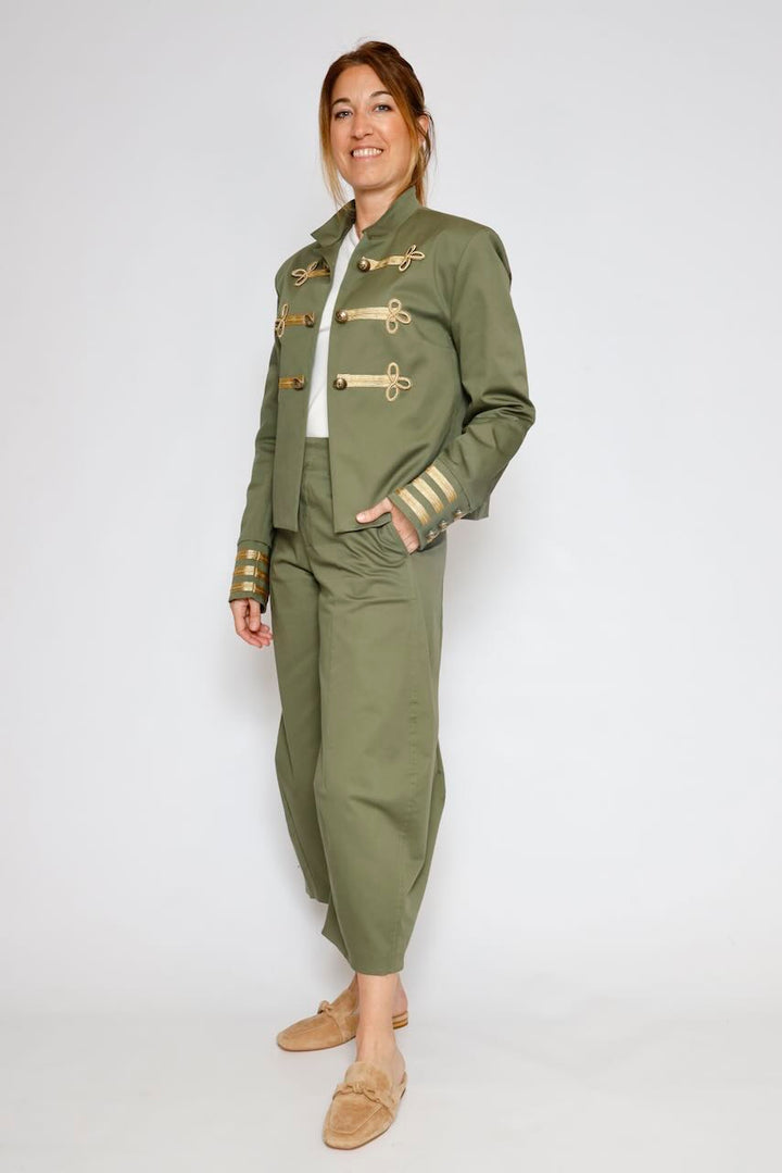 CHAQUETA J0NDTV7000-VERDE