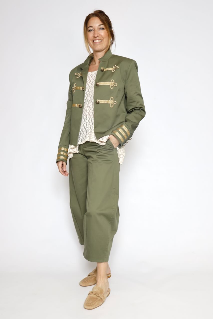 CHAQUETA J0NDTV7000-VERDE