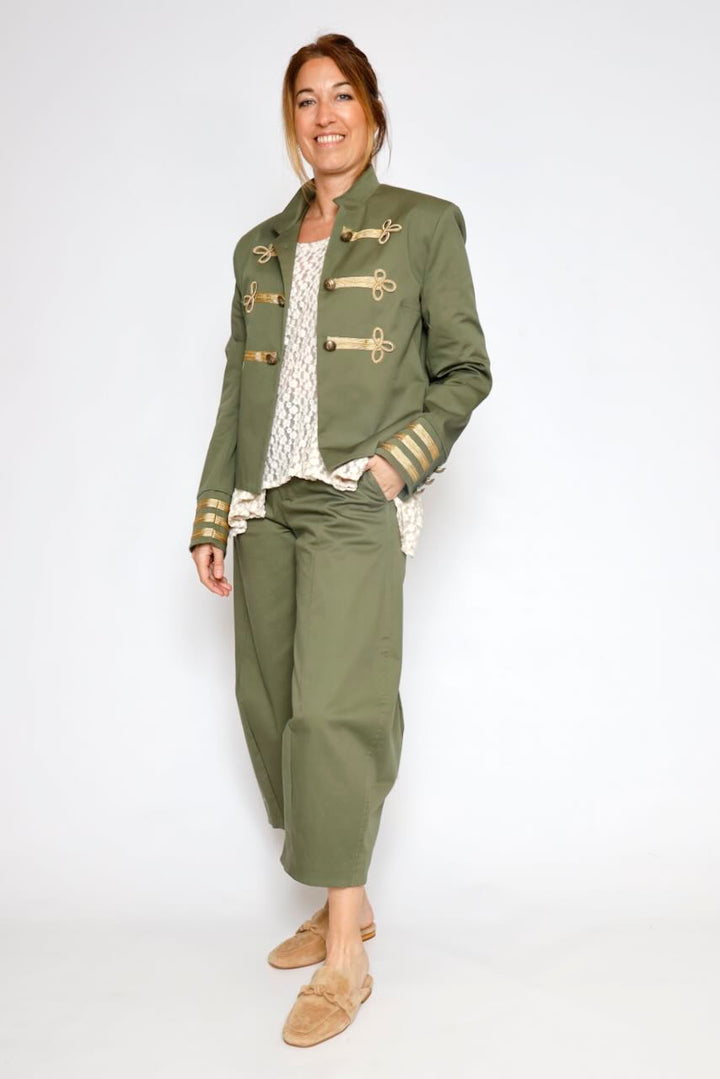 CHAQUETA J0NDTV7000-VERDE