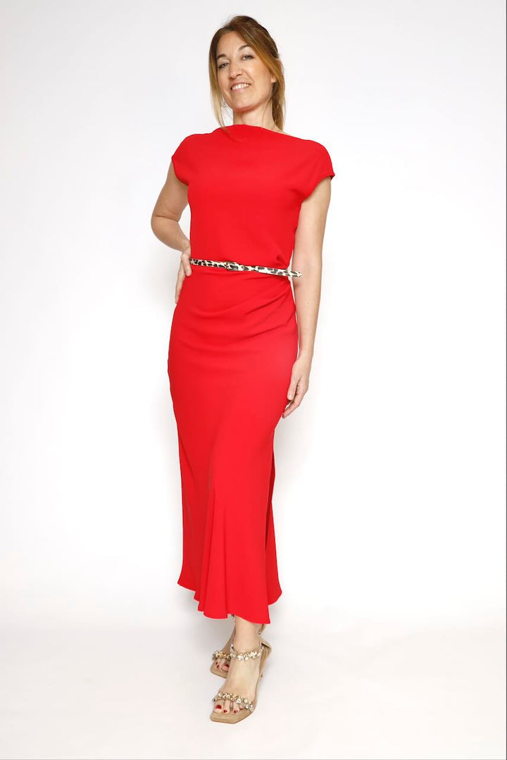 VESTIDO AGAPLHX-ROJO