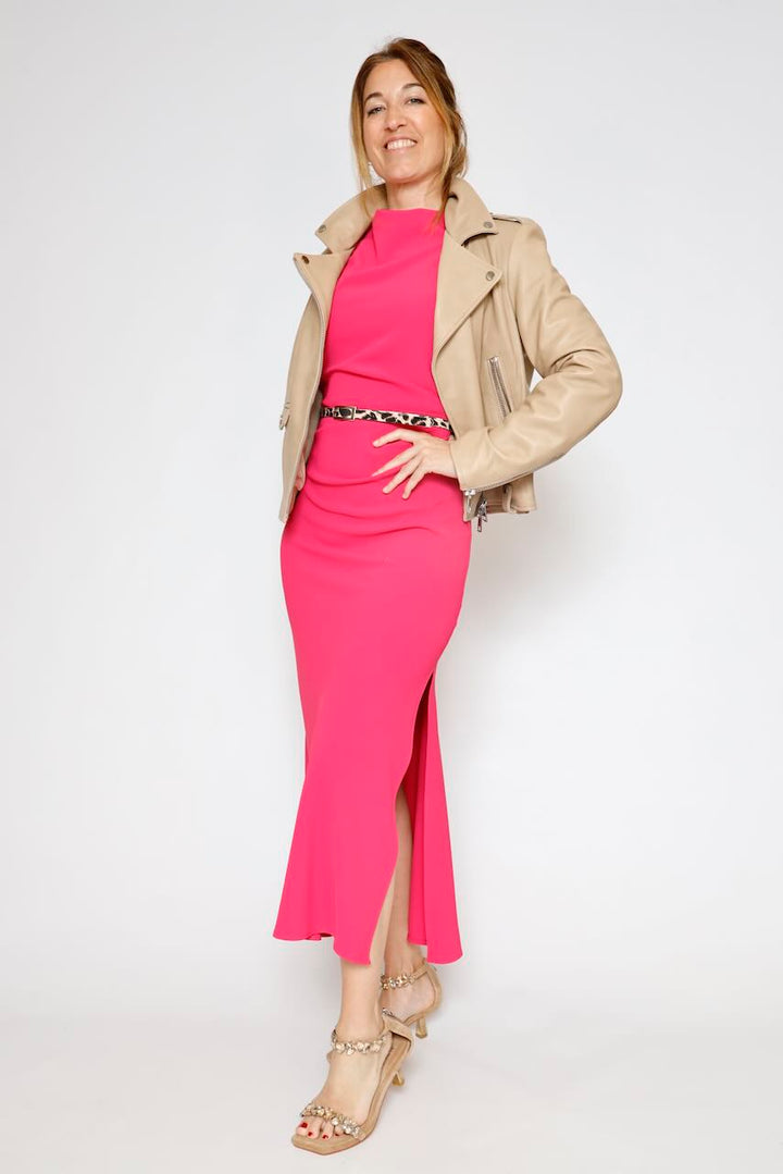 VESTIDO AGAPLHX-FUCSIA