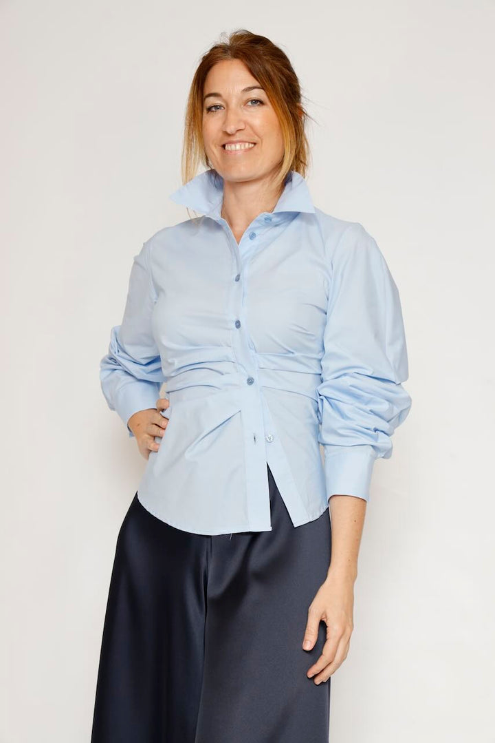 CAMISA COA5LKU-CELESTE