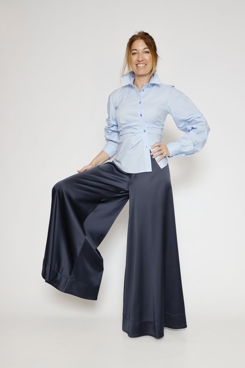 PANTALÓN SATÉN 54-5125-MARINO