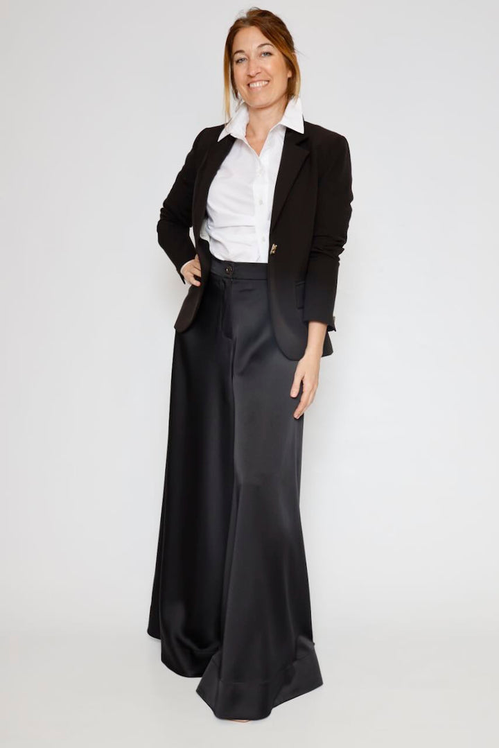 CHAQUETA ENTALLADA 54-1041-NEGRO